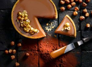 TARTALETA DE AVELLANAS (Creado por Marta Giorgetti-Chef callebaut Chocolate Academy de Milán) - Suministros Maestre